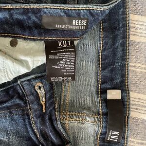 Kut Reese ankle straight leg. Size 8. Worn once.